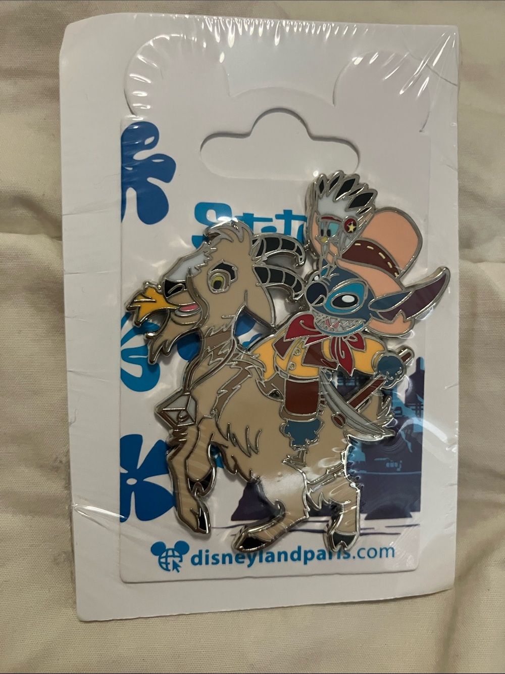 Disney Stitch and thunder mountain Goat Enamel Pin